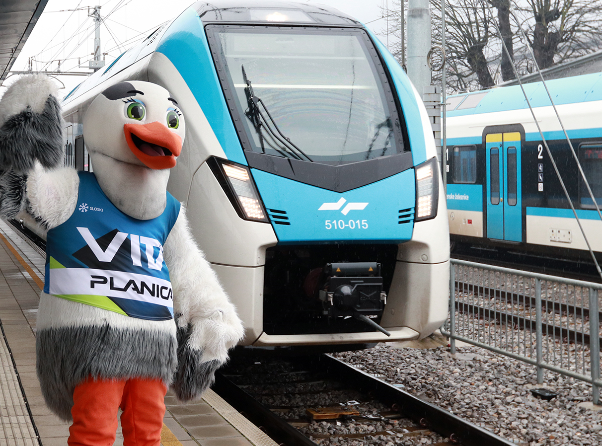 Maskota Vita (Planica) in SŽ 510.