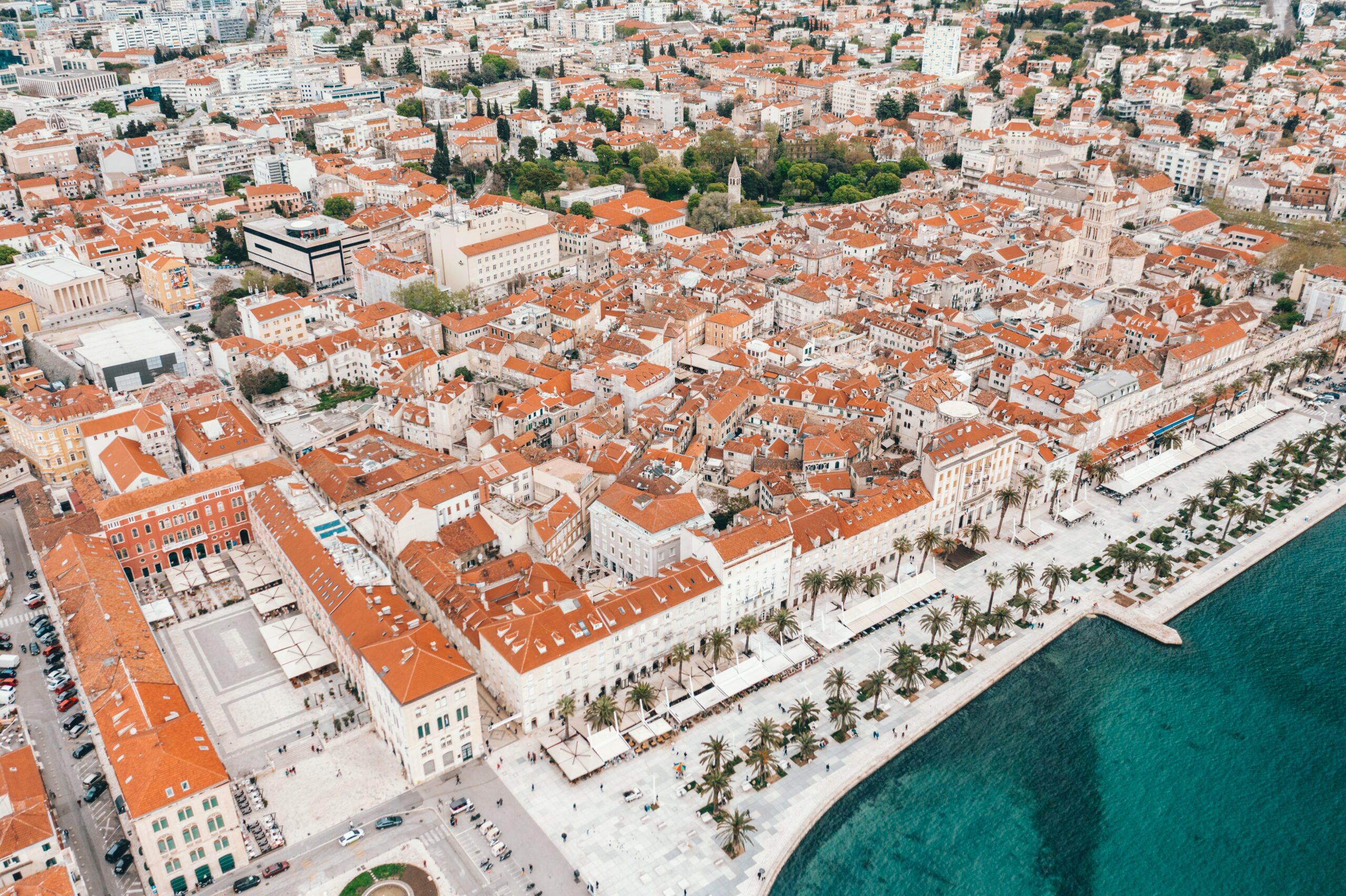Split, iz zraka.
