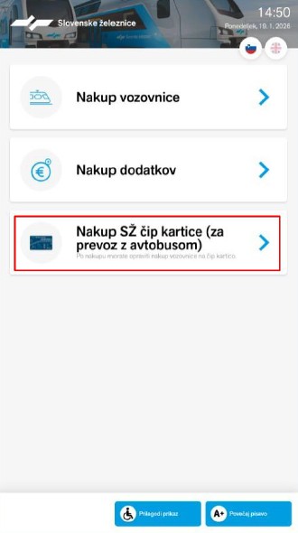 Navodila kartomat letališče Ljubljana.