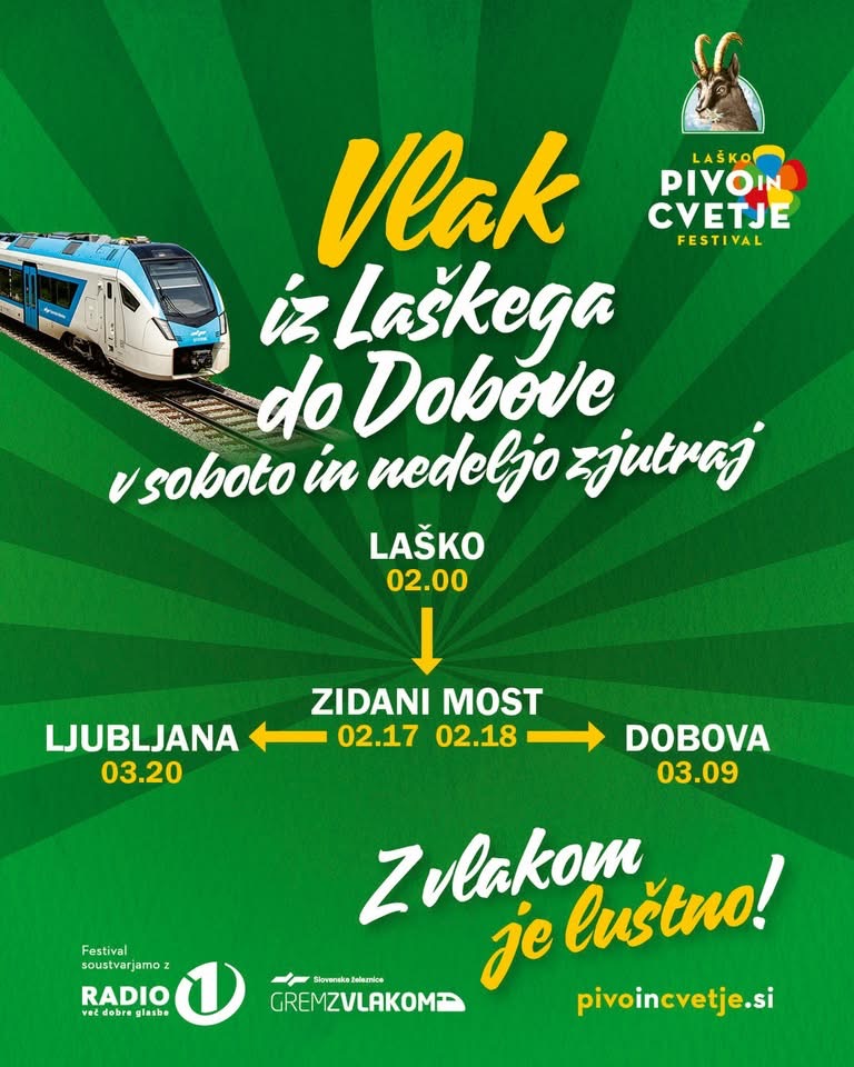 Vozni red Pivo in cvetje 2026