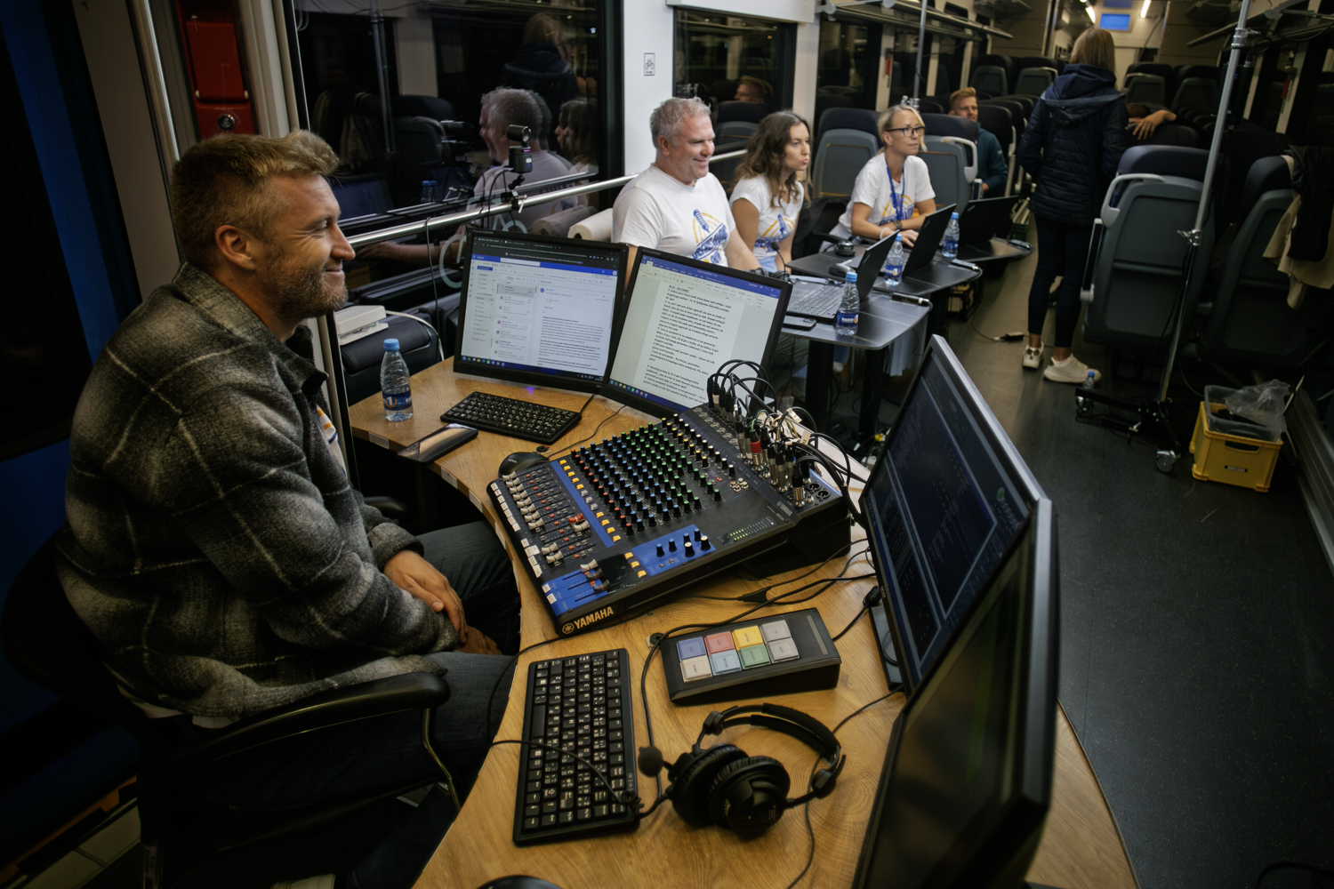 Radio 1 na vlaku.