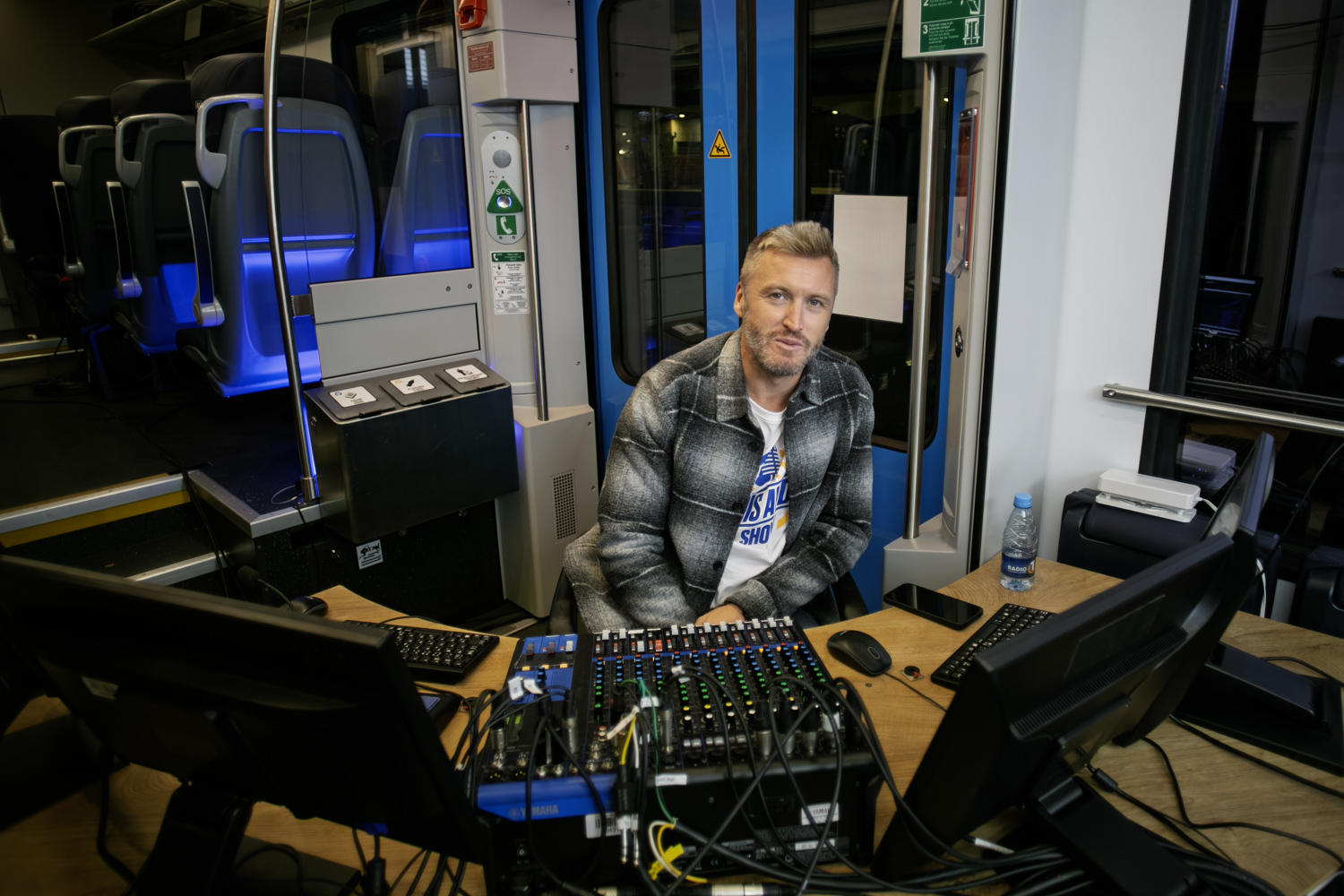 Radio 1 na vlaku.