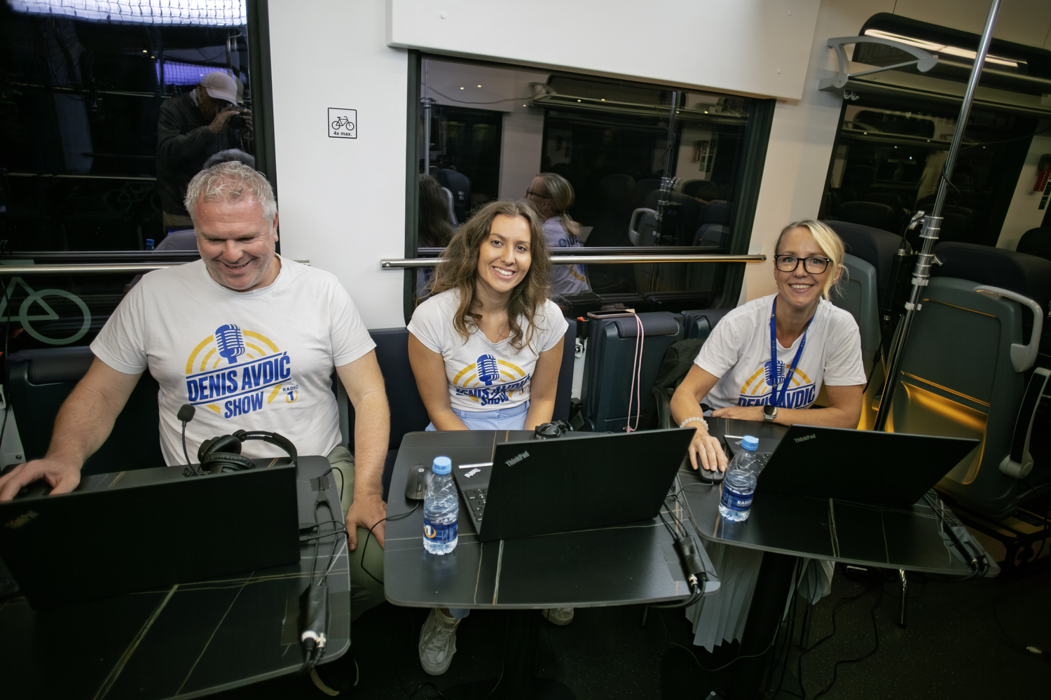 Radio 1 na vlaku.