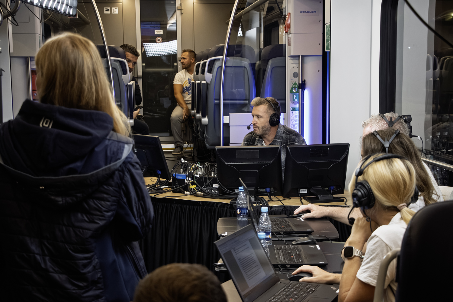 Radio 1 na vlaku.