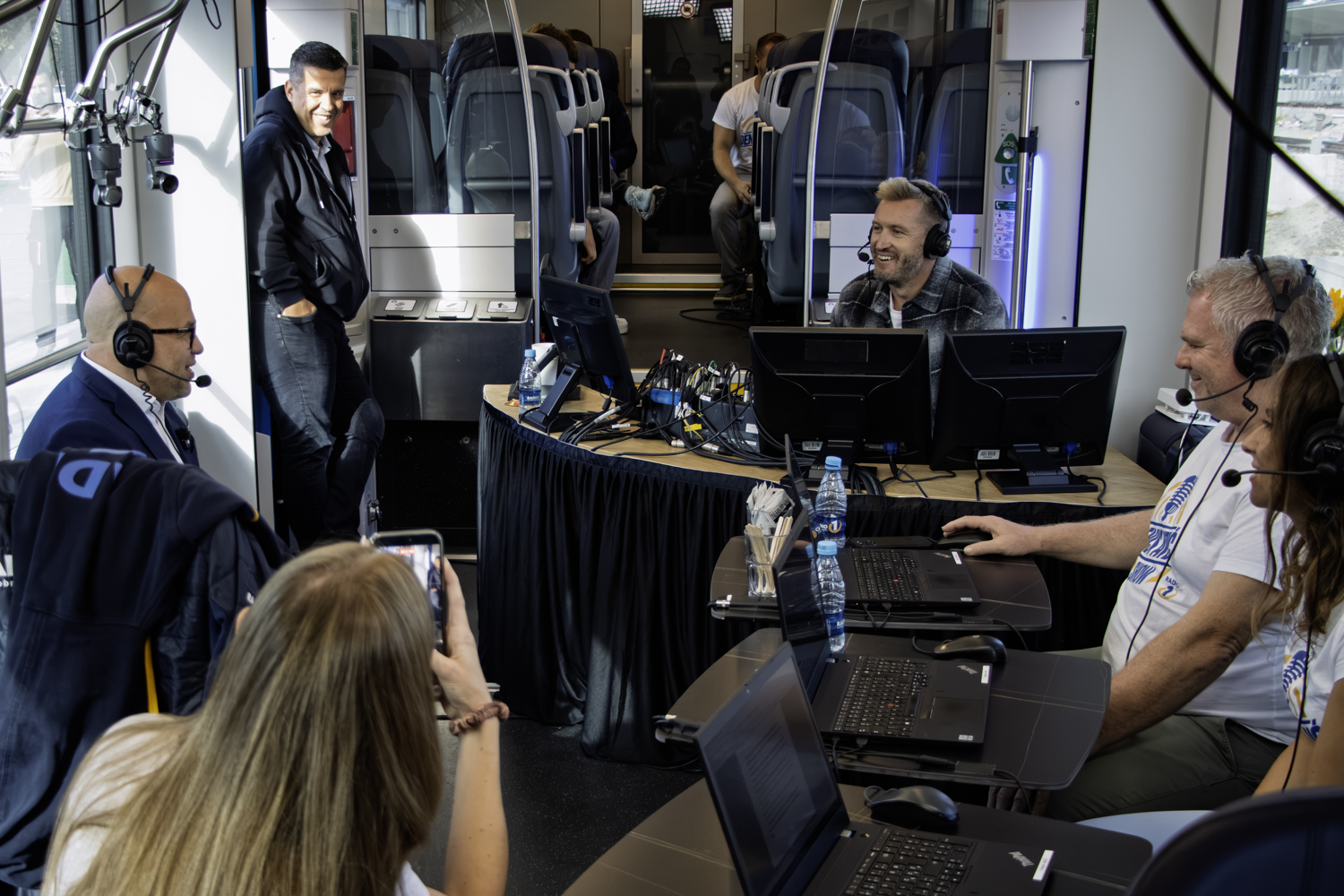 Radio 1 na vlaku.