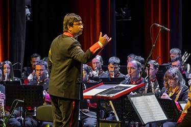 Koncert Godbe Slovenskih železnic z gostom Gregorjem Ravnikom